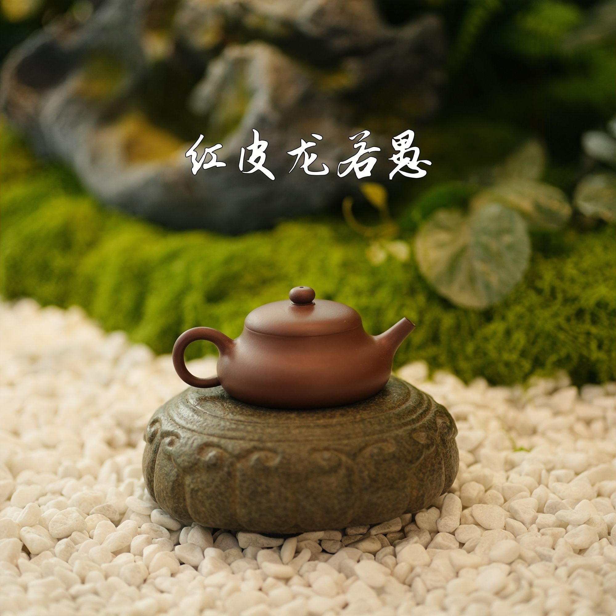 五号井紫泥 红皮龙 若愚紫砂壶 120cc