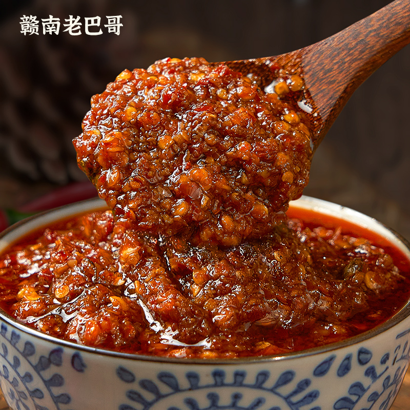 正宗地道制作香辣拌饭辣椒酱农家柴火熬制辣子酱好吃美味美食产品
