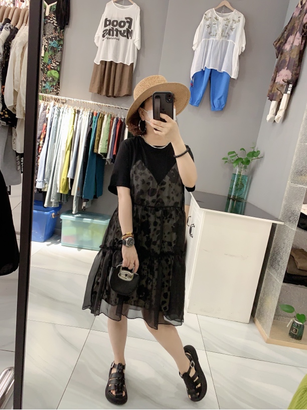 和衣库韩范中长裙