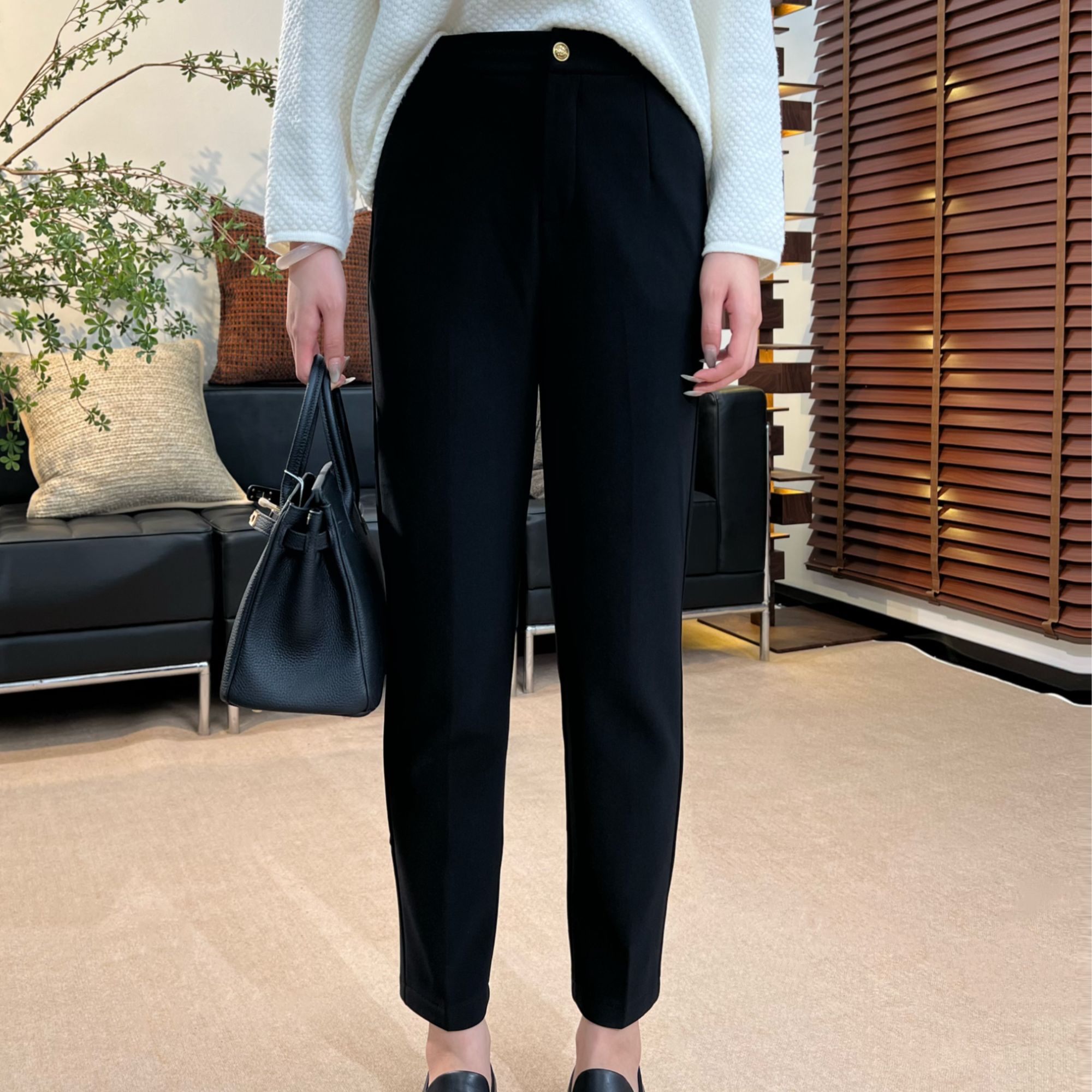 逸阳【冬季女神裤】冬季时尚新款百搭休闲裤-Q86D5124