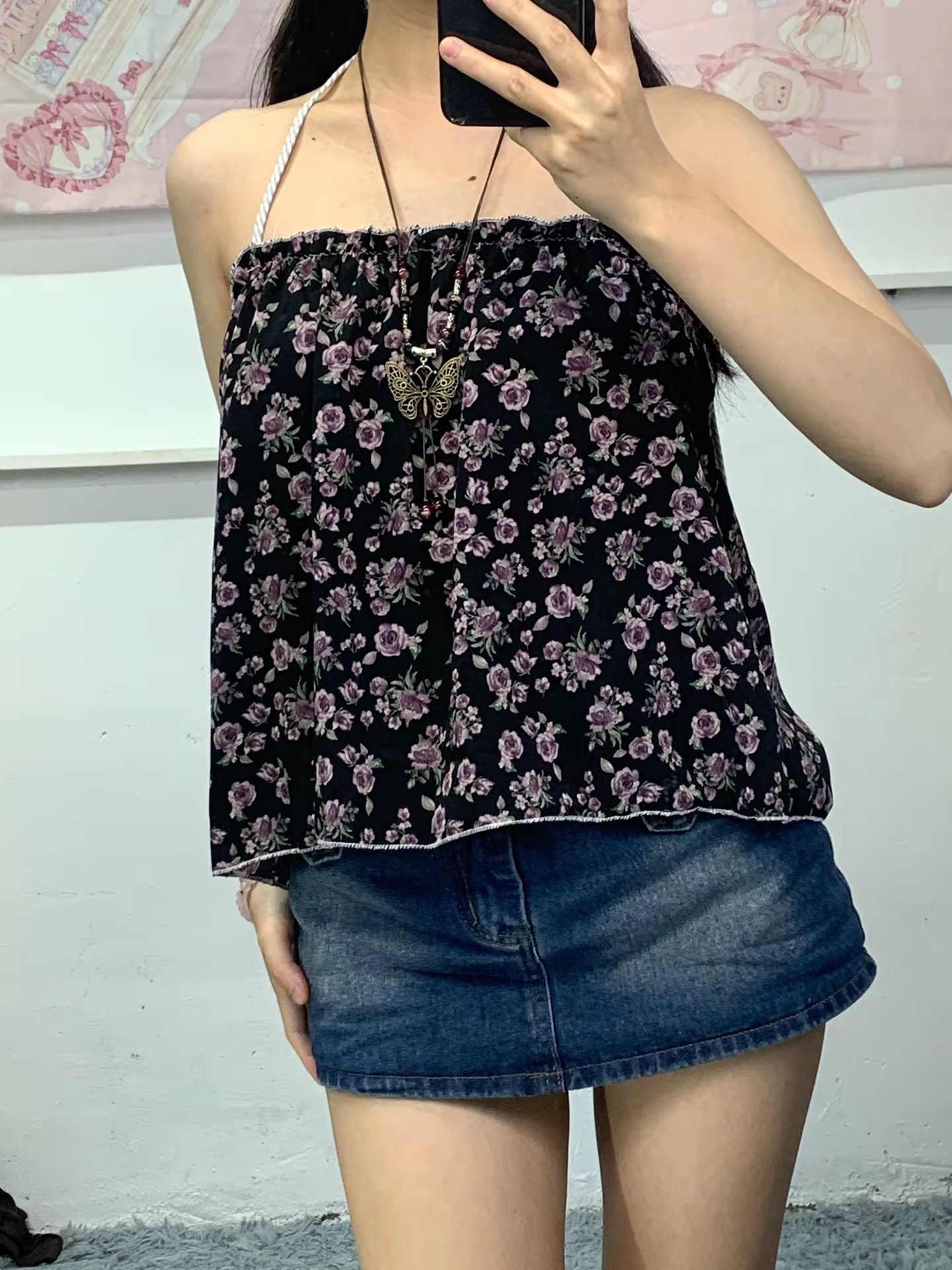 手作碎花吊带（直播间专用链接）