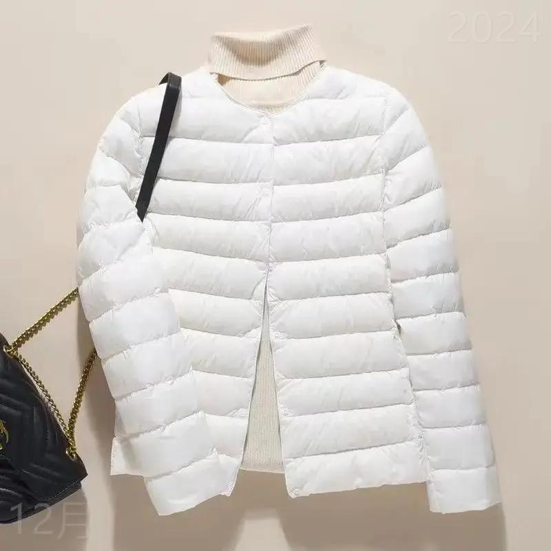 新款新款新款轻薄款内胆羽绒棉服衣女短款2024年秋冬季新款羽绒棉