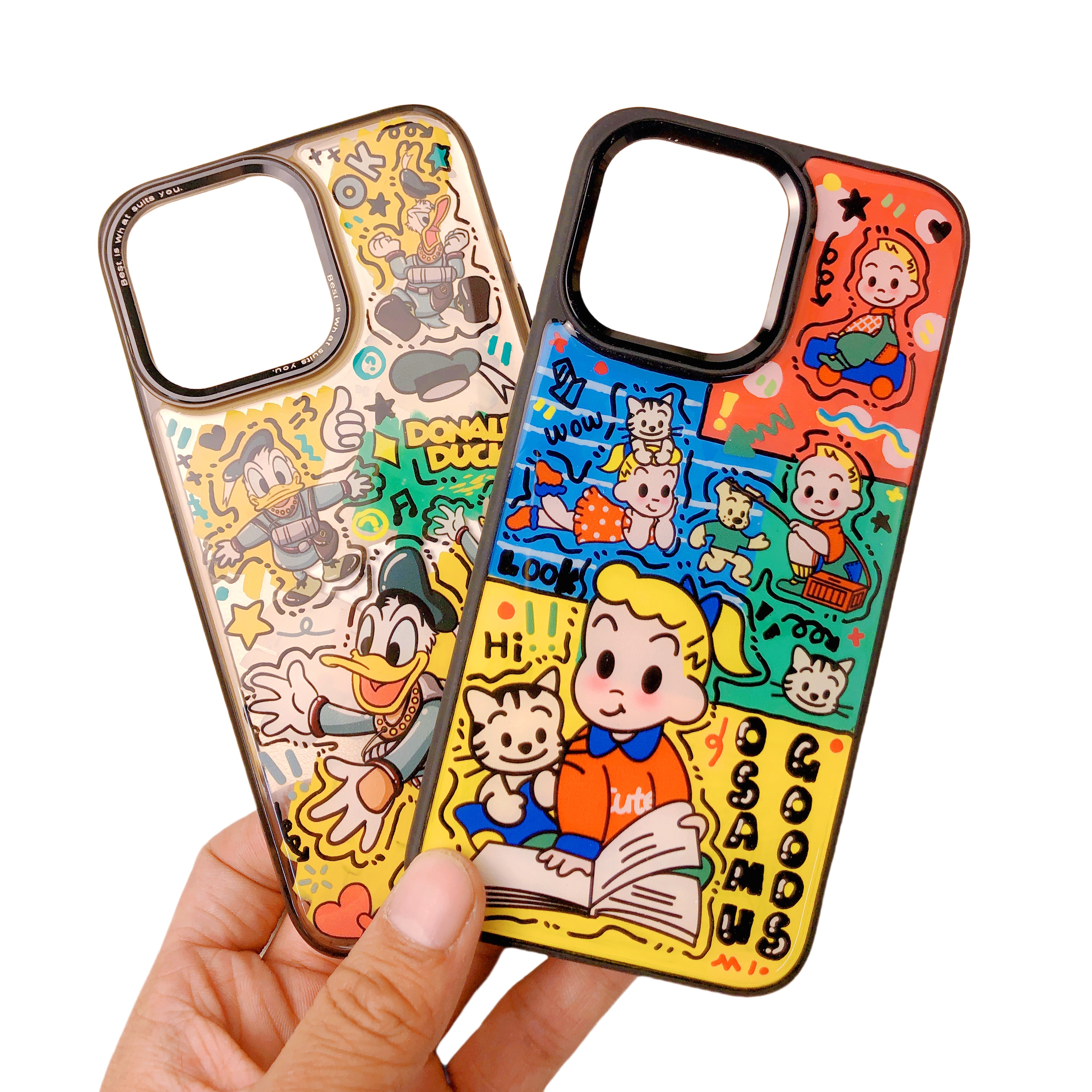 【小吉潮玩】手工创意亚克力手机壳 DIY贴纸手绘滴胶壳