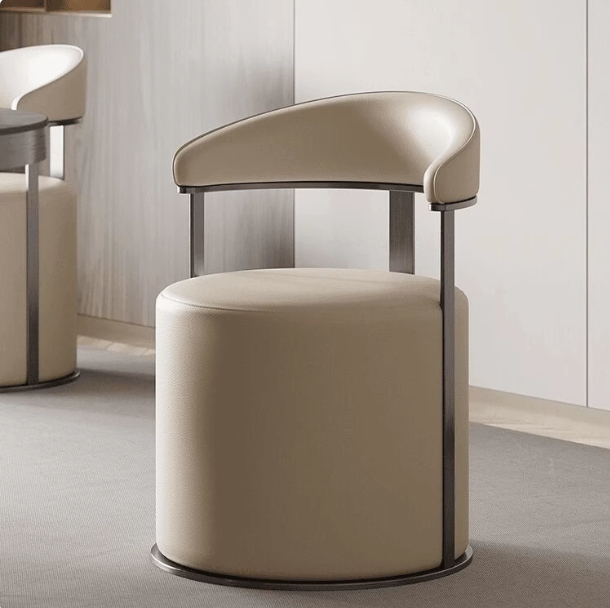 豪华主椅月牙椅轻奢椅现代简约茶桌椅极简