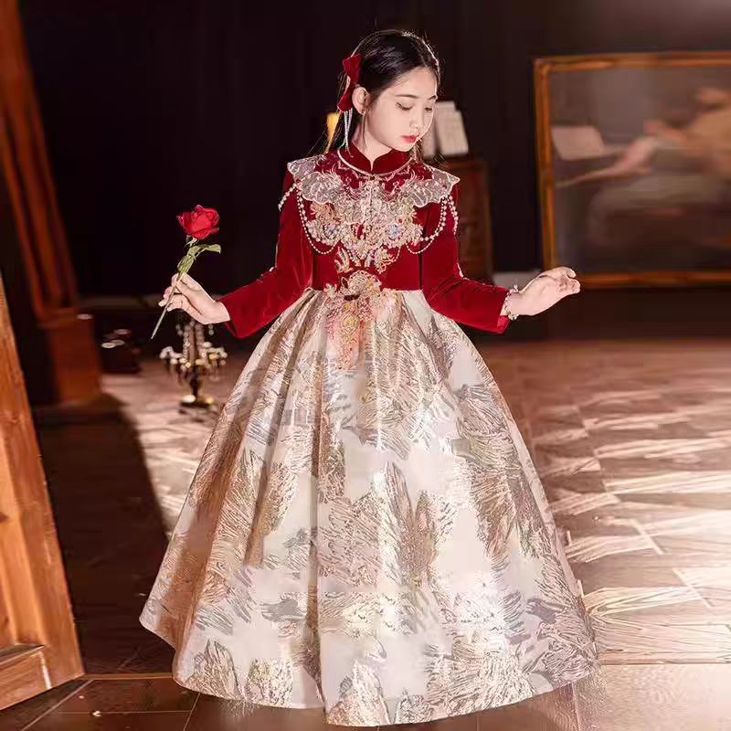 【新年】秋冬新年款生日拜年生日礼服