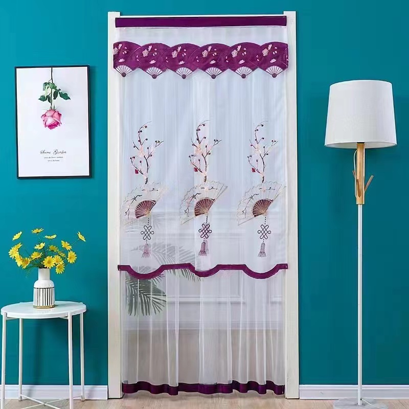 新款双开纱门帘到店西藏全区包邮。