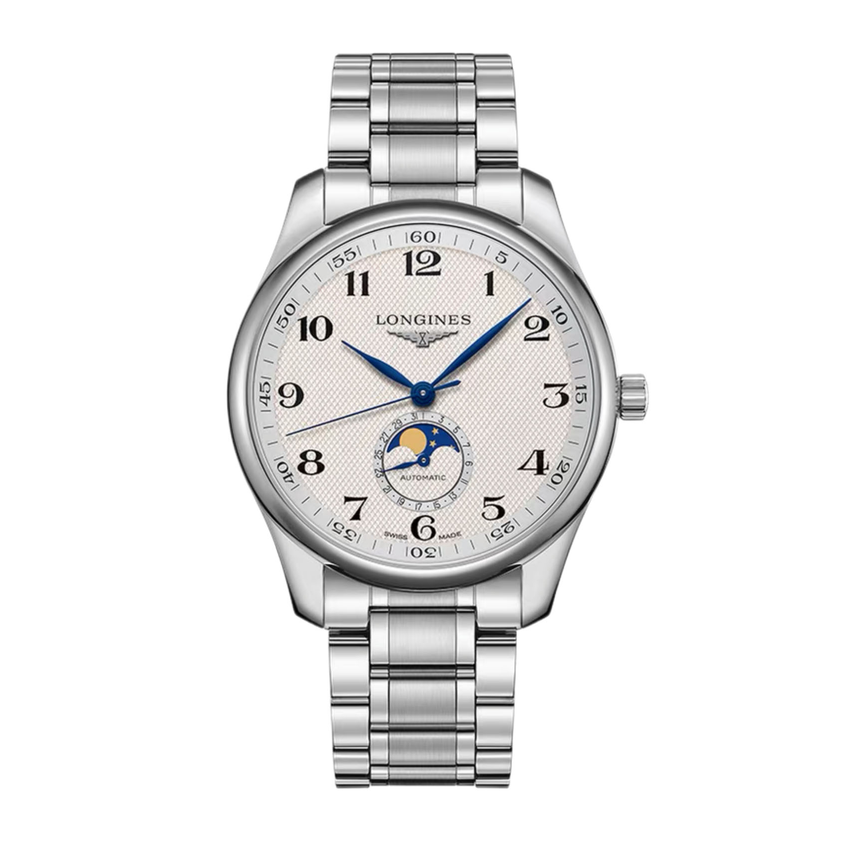 99新 Longines/浪琴 名匠919阿拉伯月相//表径42/24年硅油丝机芯