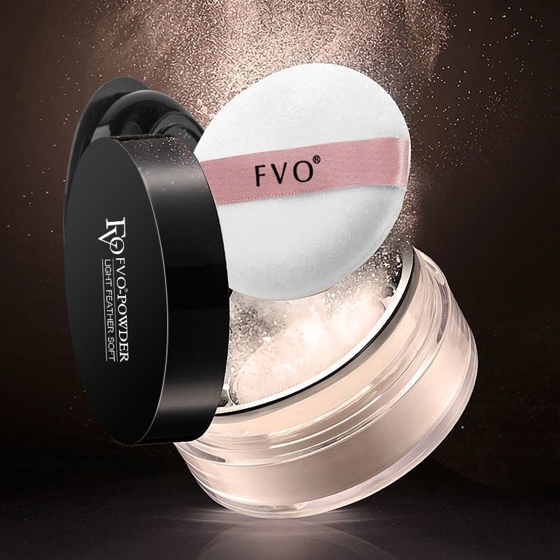 FVO抖音热销爆款FV轻羽柔雾定妆蜜粉散粉持久控油防水轻薄不卡粉