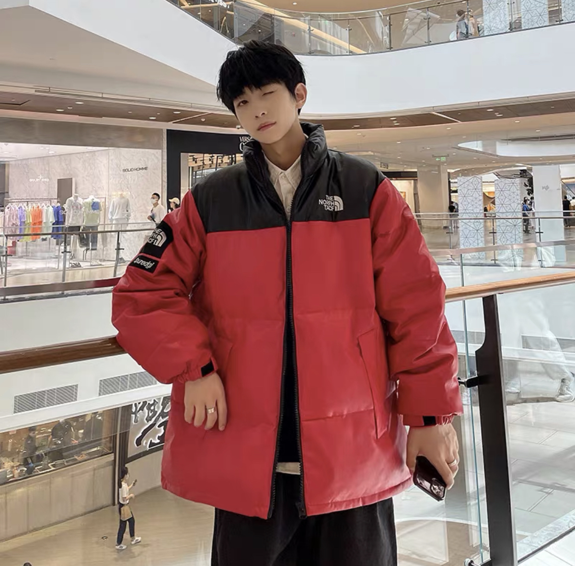 男士冬季潮流棉服