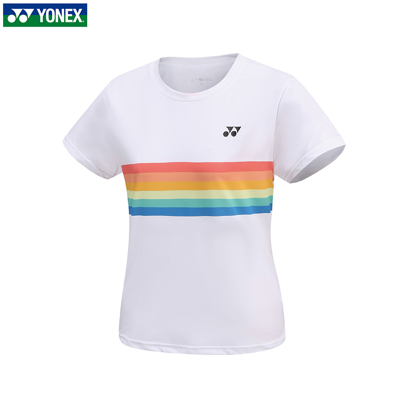 YONEX/尤尼克斯羽毛球服男女运动短袖速干t恤跑步上衣舒适115063