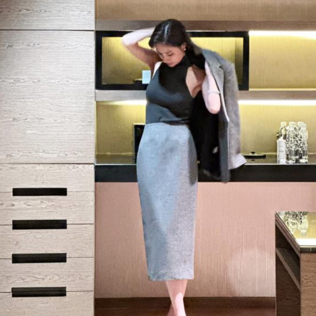 muli 高级尼尼修身半身裙