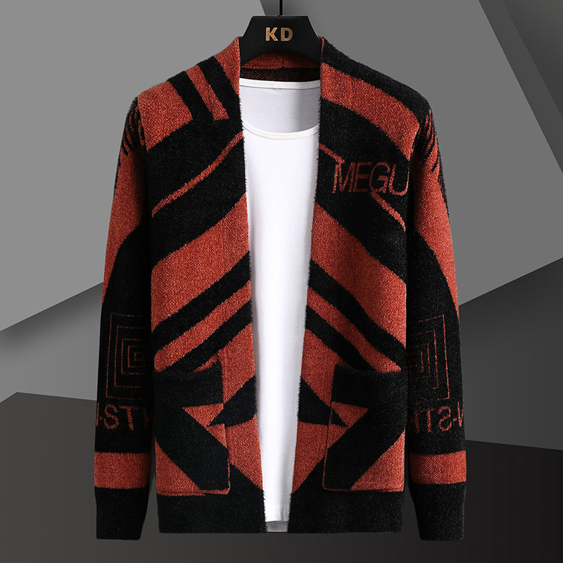 秋季新款韩版长袖针织开衫毛衣