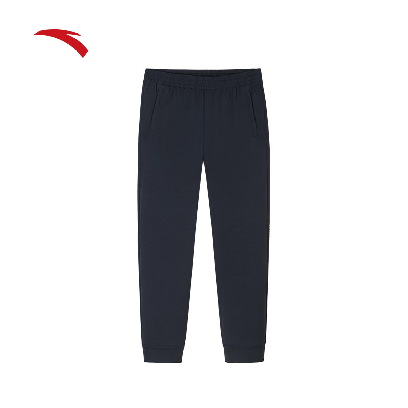 安踏冰丝裤丨修身弹力运动长裤男秋季薄款束脚卫裤男裤152427302