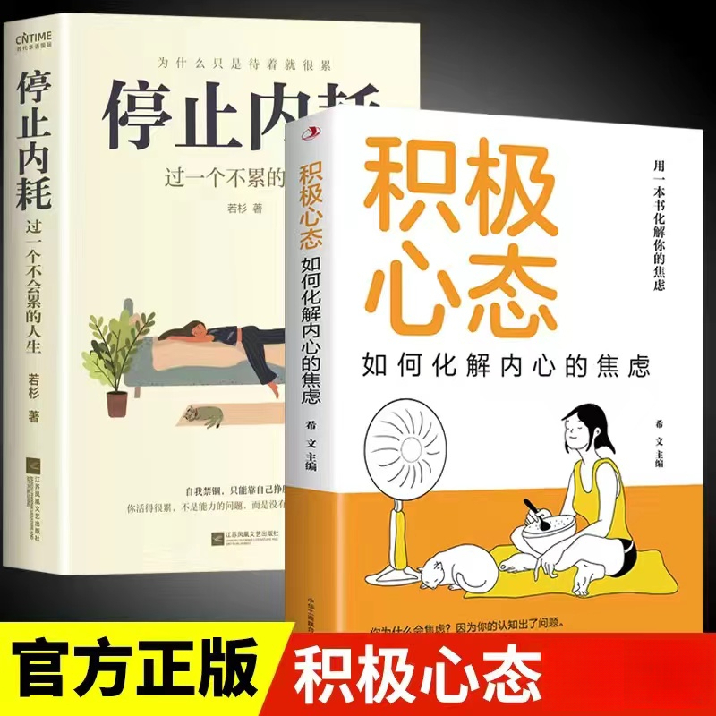 停止内耗过一个不累的人生若杉著社会科学心理学现实告别焦虑