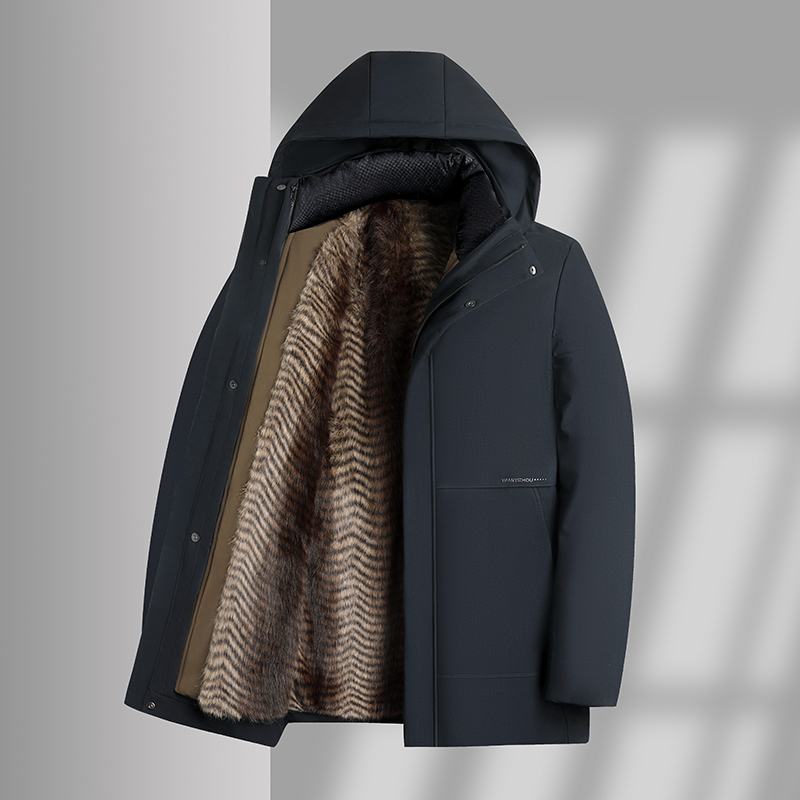 罗宾汉严选加绒加厚内胆可脱卸男士保暖商务休闲冬季棉衣外套258