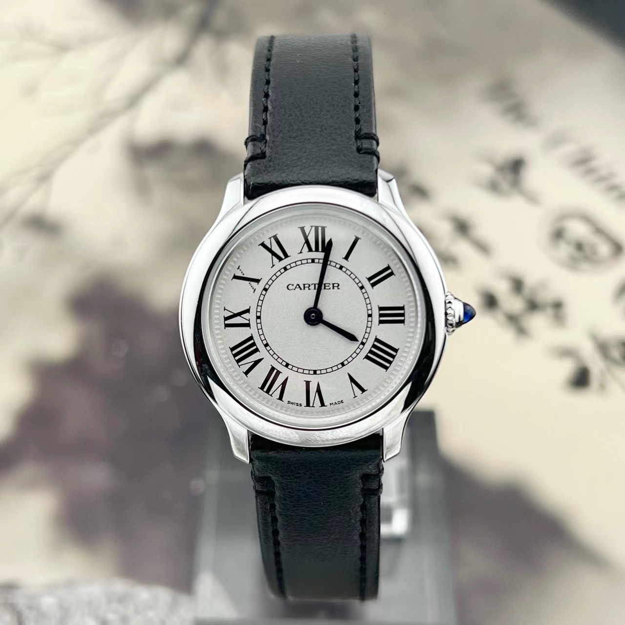 99新 Cartier/卡地亚 23年 伦敦 29mm WSRN0030  石英 精钢 