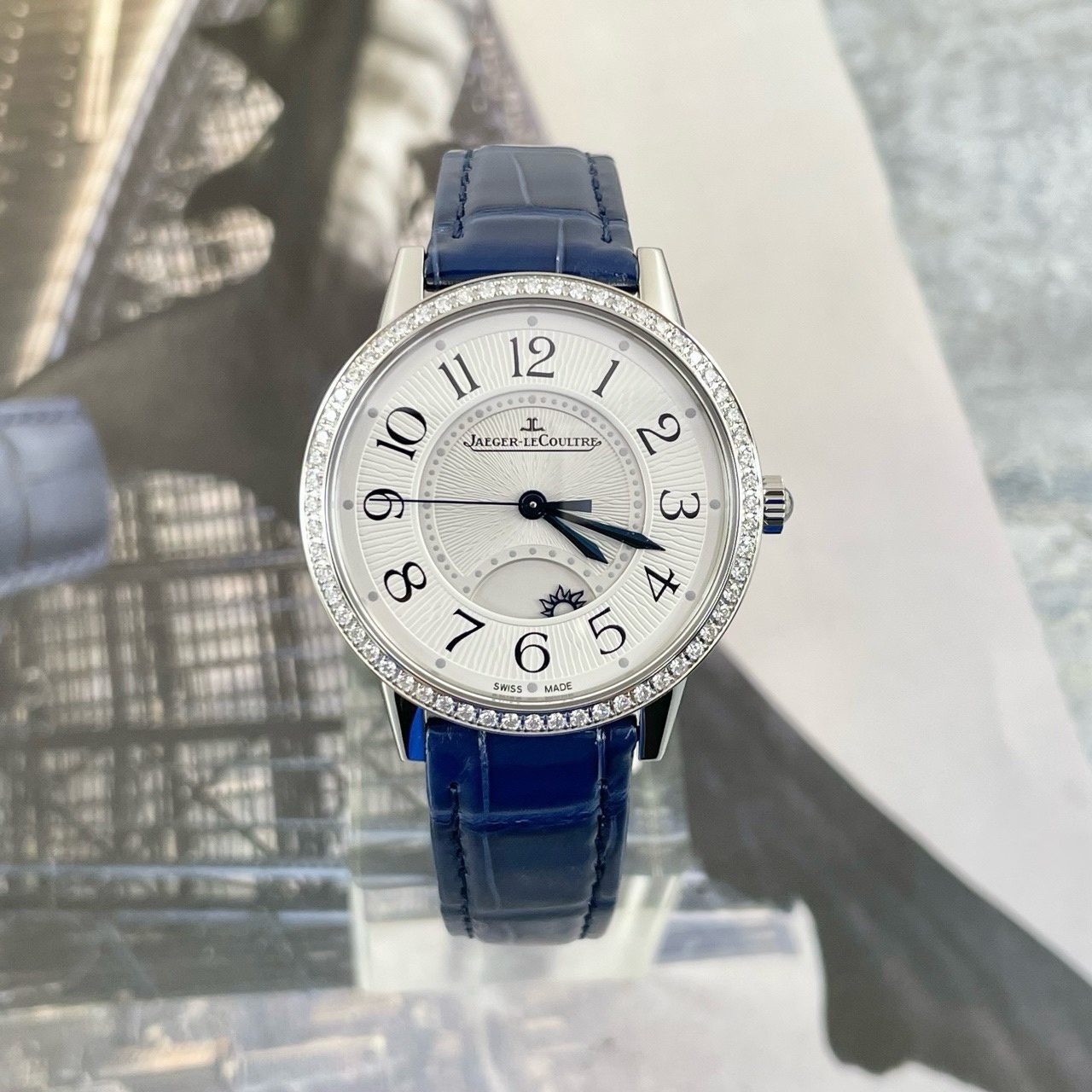 99新 Jaeger-LeCoultre/积家 20年 34mm约会 3448430 精钢 昼夜 