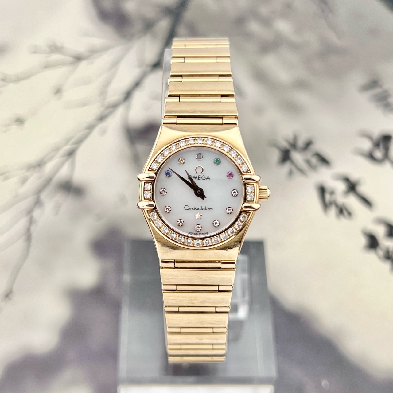 95新 Omega/欧米茄 单表22.5mm 星座 111.55.23.60.55.002 玫瑰金