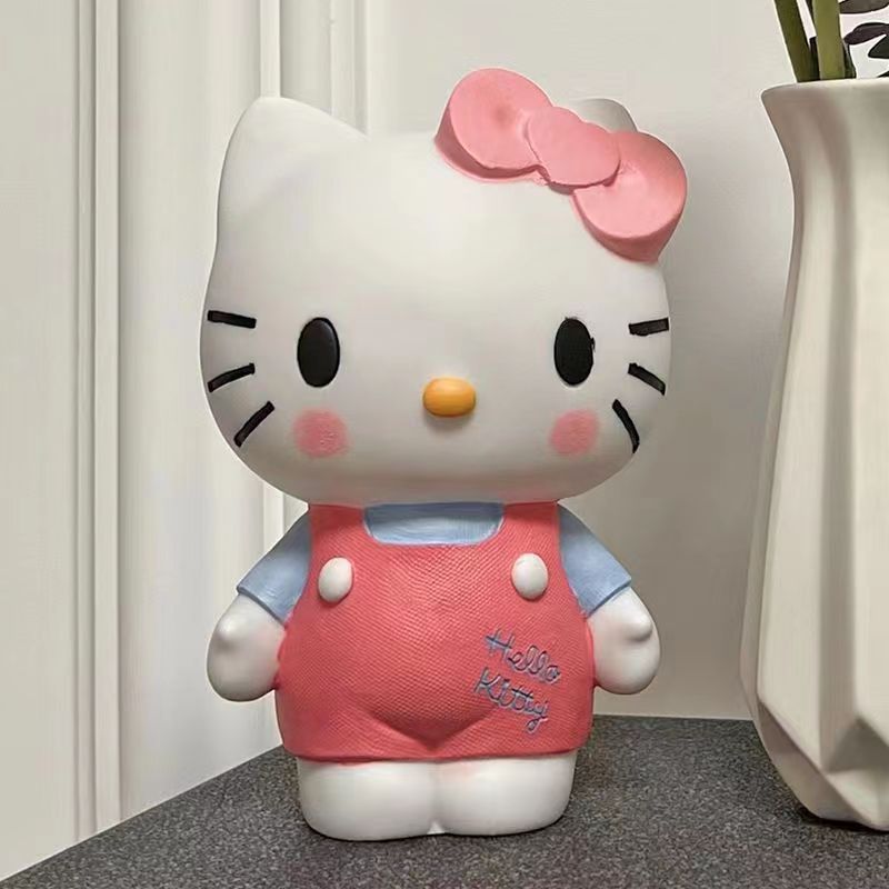 凯蒂猫hellokitty精品作画上色大号包邮石膏娃娃涂色亲子亲子涂鸦