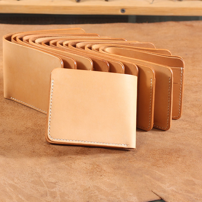 养牛 匠心工艺 手工制作 钱包 头层牛皮手工钱包 皮夹子复古休闲