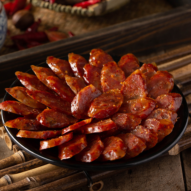 阿梓自己做的四川香肠 风干非烟熏麻辣500G