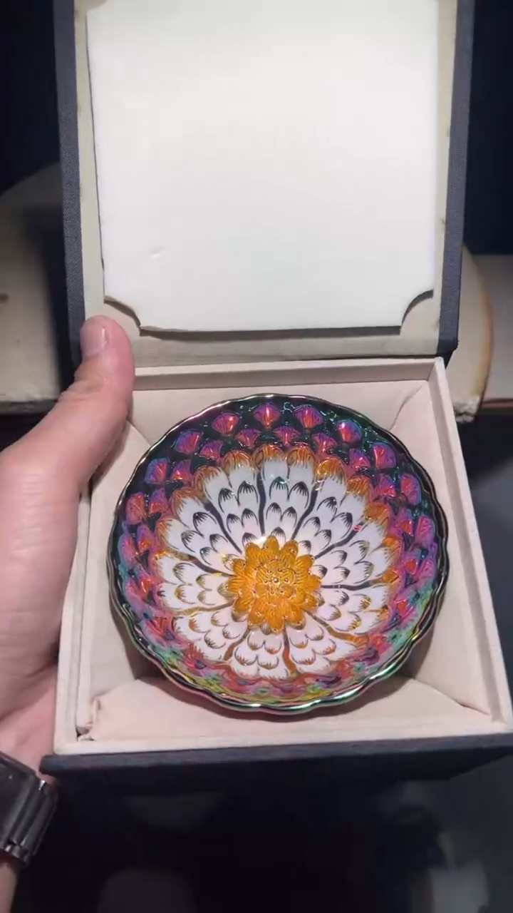 【闪购商品】瓷杯七彩莲花