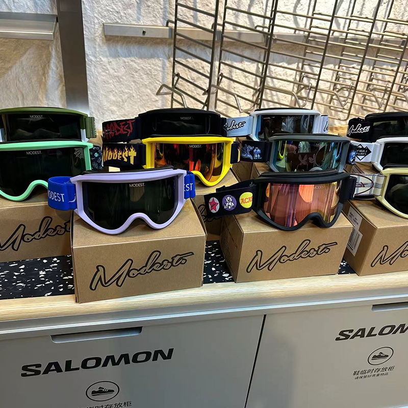 W25 美国MODEST滑雪镜双镜片潮牌澳洲进口男女同款复古磁吸雪镜