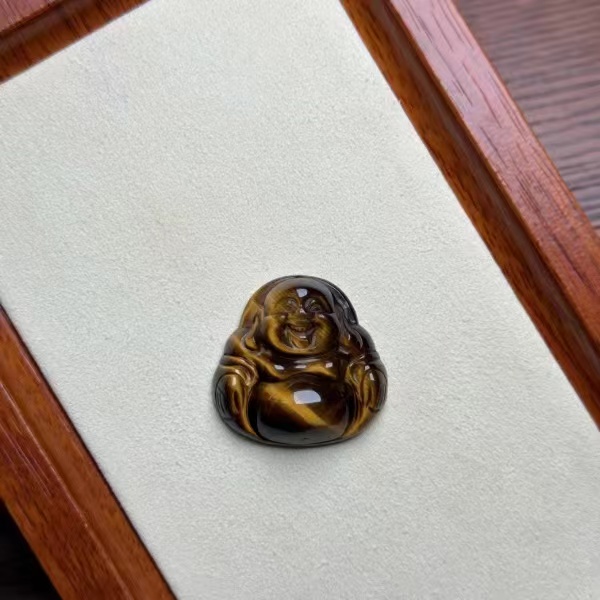 【艺品堂】情缘 33*34mm木变 佛公吊坠-气质百搭 
