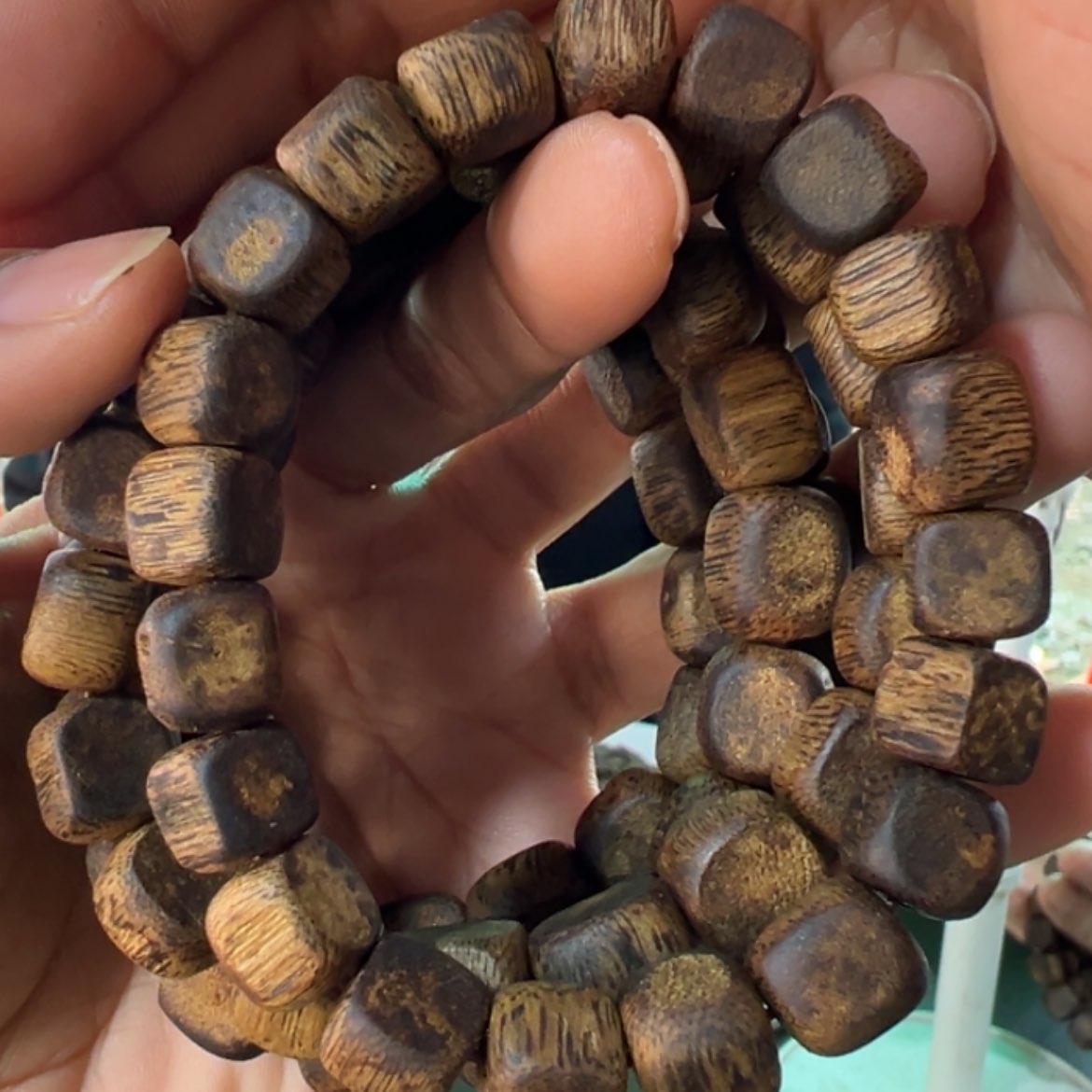 【闪购商品】沉香手串乌身方糖9g+单圈多样性发一条