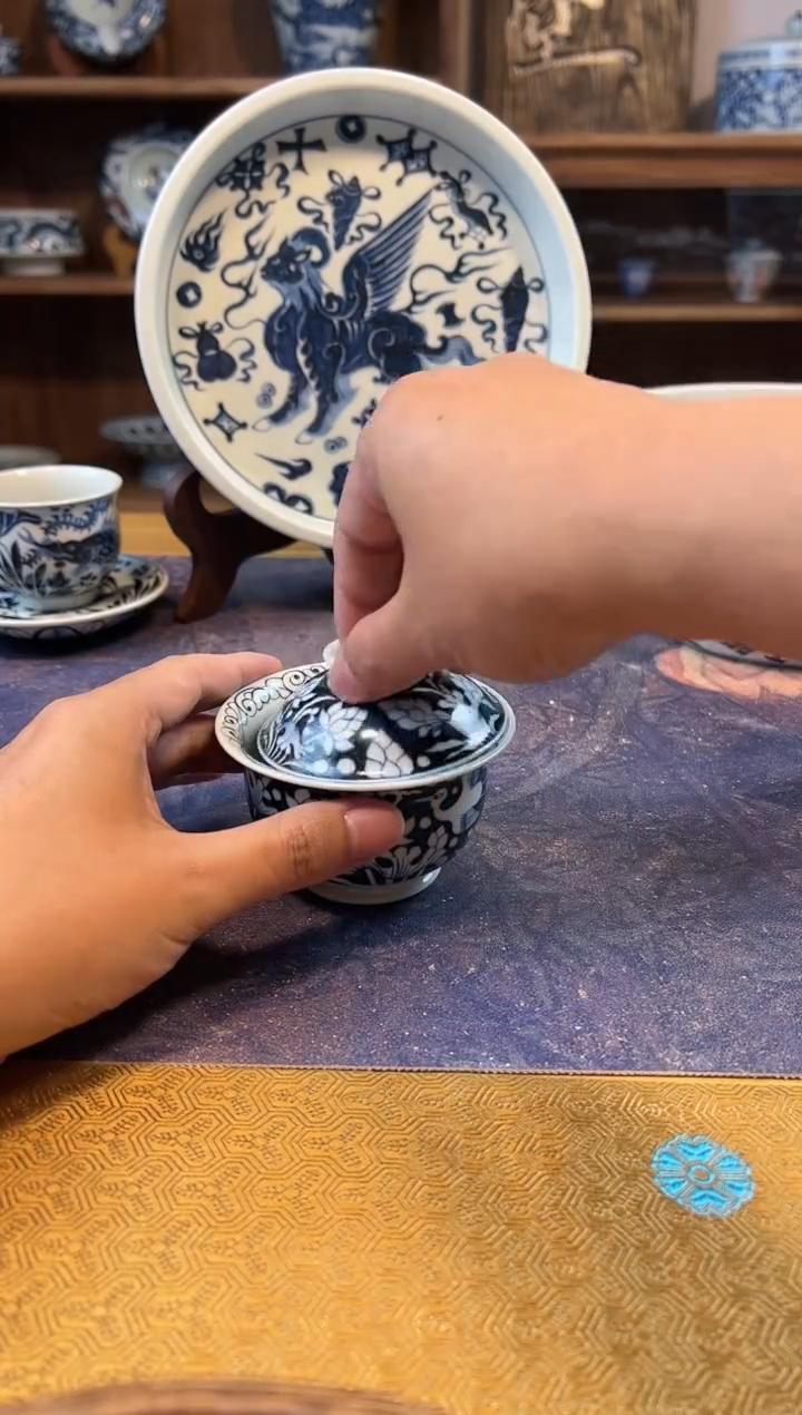 【闪购商品】陶瓷263#盖碗