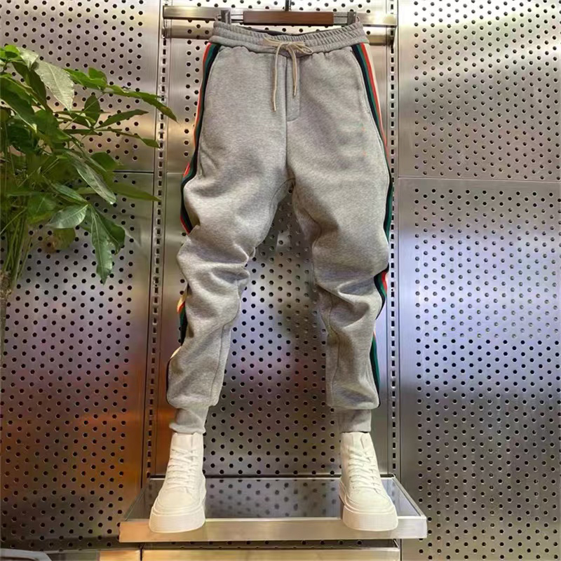 B28（成子推荐）男女同款撞色拼接柔软亲肤高品质运动休闲束脚裤