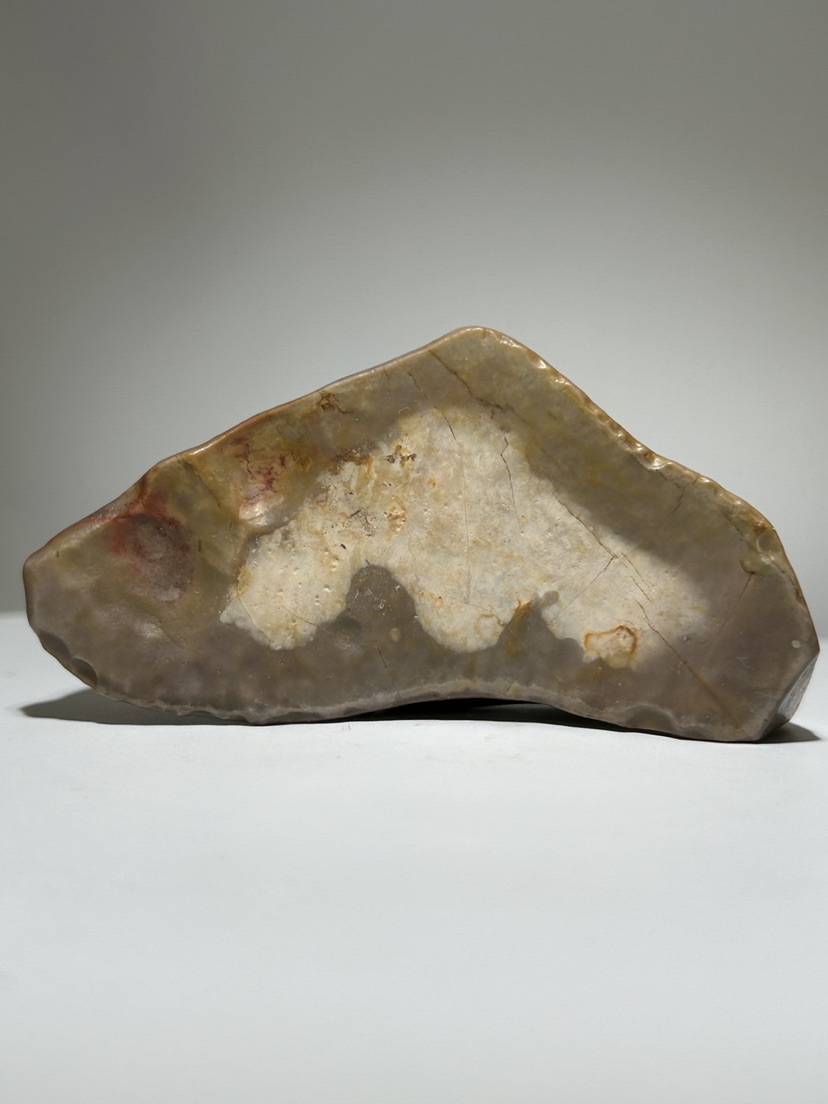 摆件创意陶瓷家用复古把件石头艺术家居客厅装饰品纯手工中式粗陶