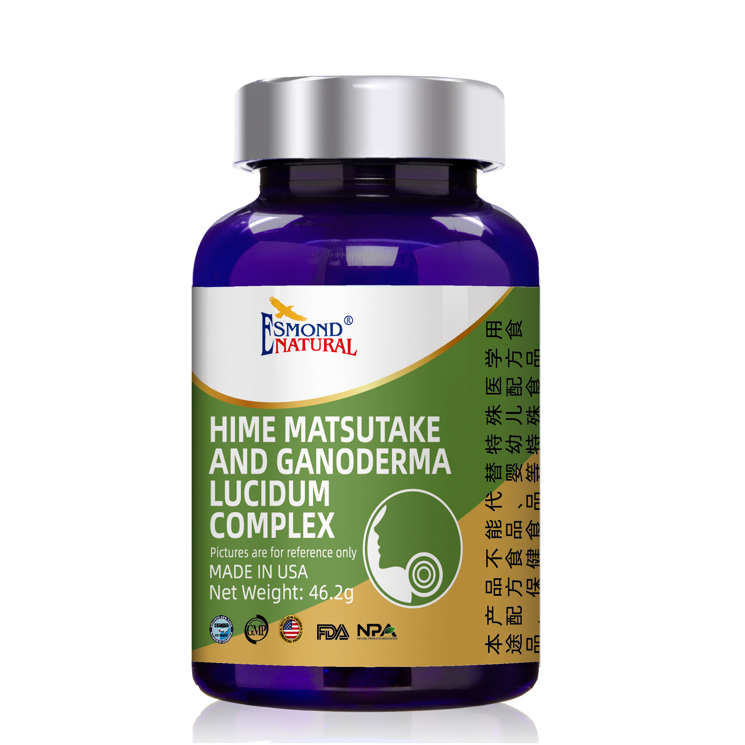 （甲线康）爱司盟甲线康姬松茸赤灵芝复合，美国原装进口