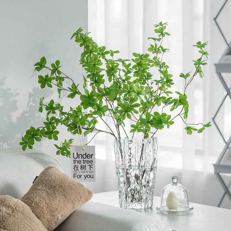 仿真绿植日本吊钟树枝假花装饰摆件客厅花艺摆设盆栽马醉木仿真花
