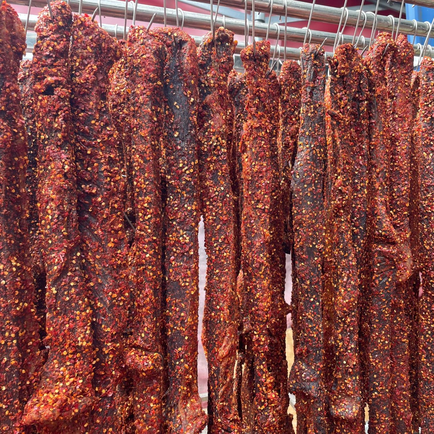 【现场称重】云南元阳特产南沙爆腌小黄牛后腿干巴