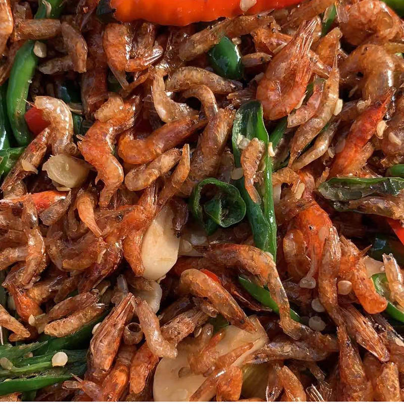 鼎食乐 徐州特产辣椒炒干虾（及时取件冷冻保存）