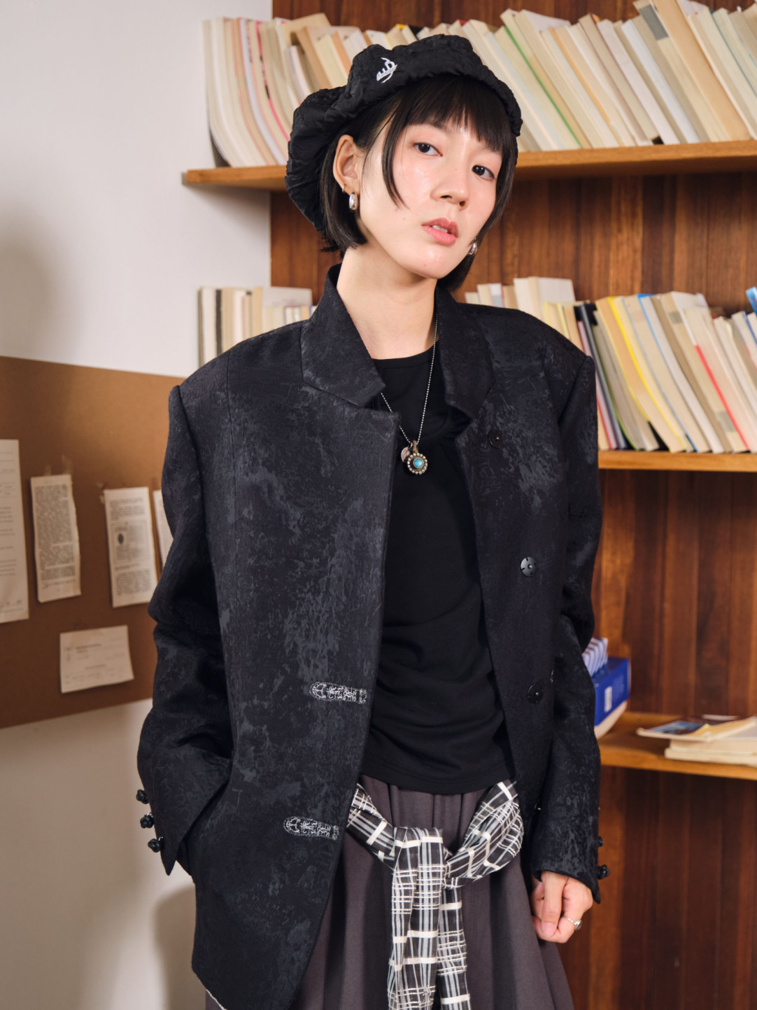 CELECT买手店 NOESE · 新中式刺绣廓形西装