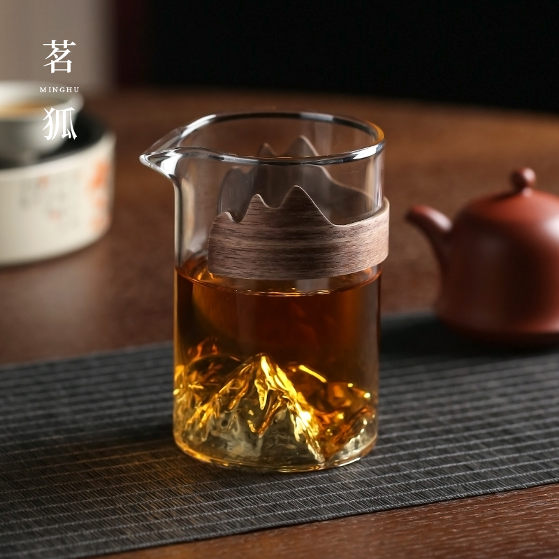 【瞻山专属】映山公道杯高档玻璃加厚茶器新款耐热透明防烫艺术茶杯