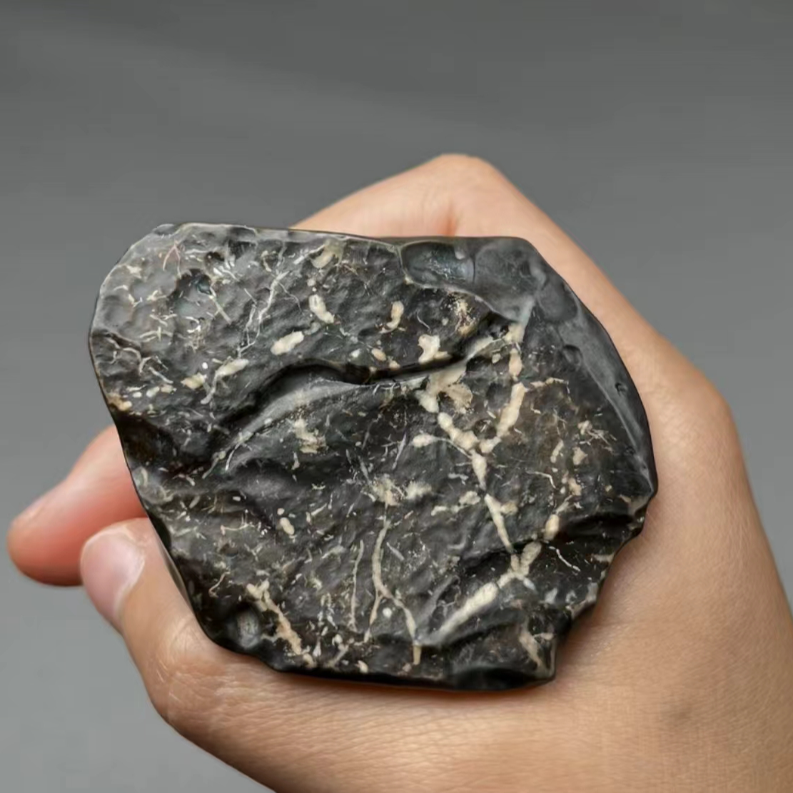 石外桃源 阿拉善奇石 原石 精美 手把摆件 