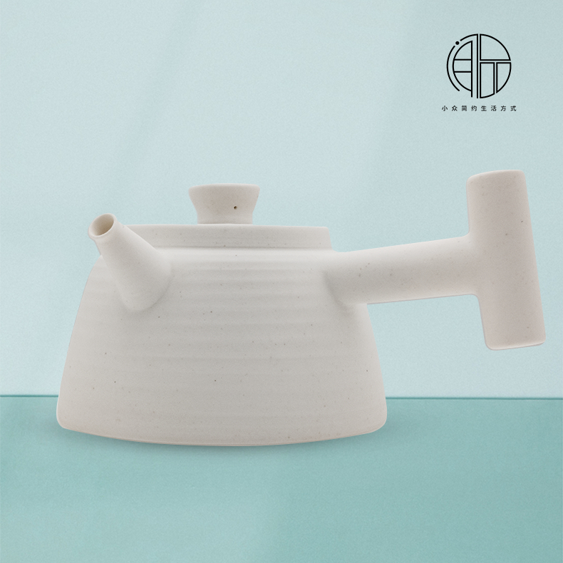 白泥砂铫壶/煮水壶/容量500mL/简约/电陶炉/明火可用/围炉煮茶壶/