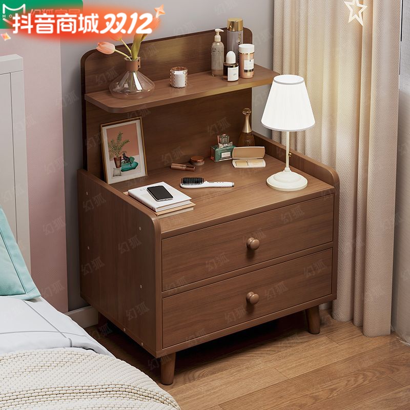 客厅床头柜卧室家用加宽床边小柜子带抽屉收纳柜出租屋简易储物柜