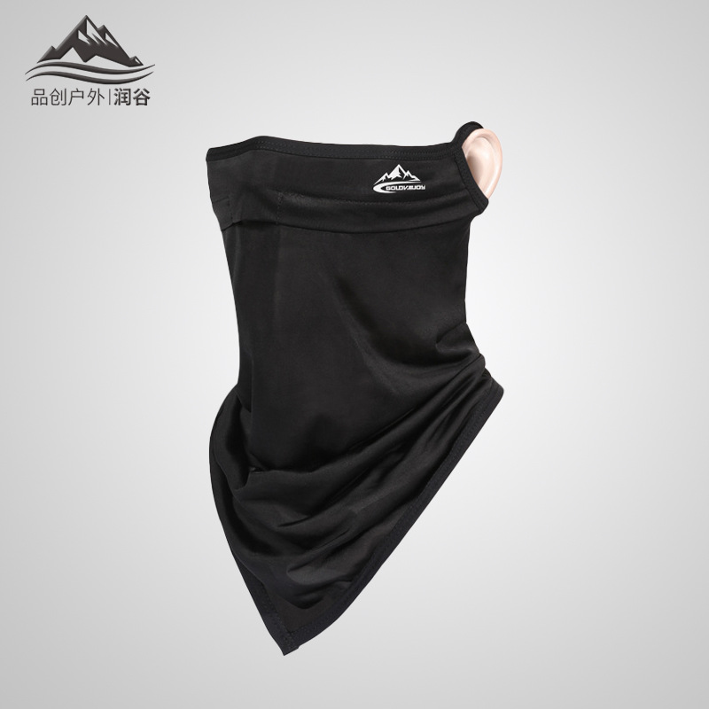 骑行面罩男夏户外钓鱼冰丝防晒透气挂耳冷感遮阳魔术头巾护颈脖套