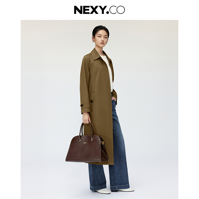 【商场同款】NEXY.CO/奈蔻时尚中长款气质风衣XJ00442D1/XJ00433F5