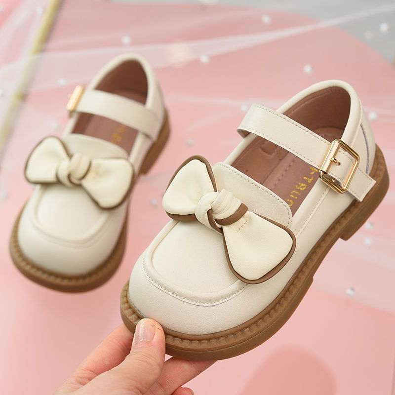 女童鞋子儿童小皮鞋2025秋季新款真皮童鞋女单鞋小女孩公主风皮鞋