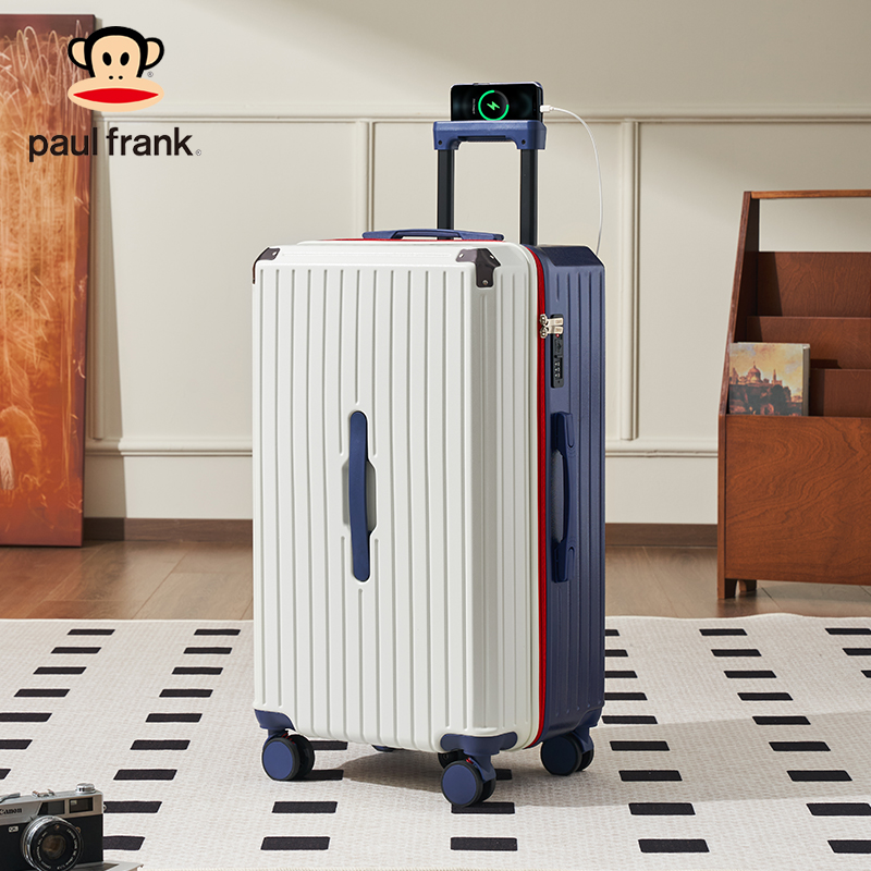 paul frank/大嘴猴行李箱ins旅行箱休闲高颜值的大容量充电拉杆箱商品图
