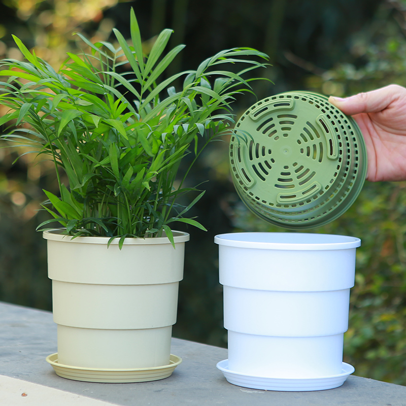 四季控根花盆透气镂空结实耐用360加仑不烂根青山龟背竹树脂盆栽