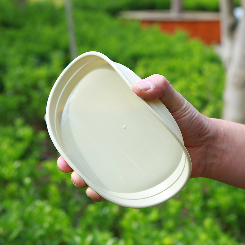 花盆托盘底座加厚托深大号接水盘树脂塑料圆形花托深底座