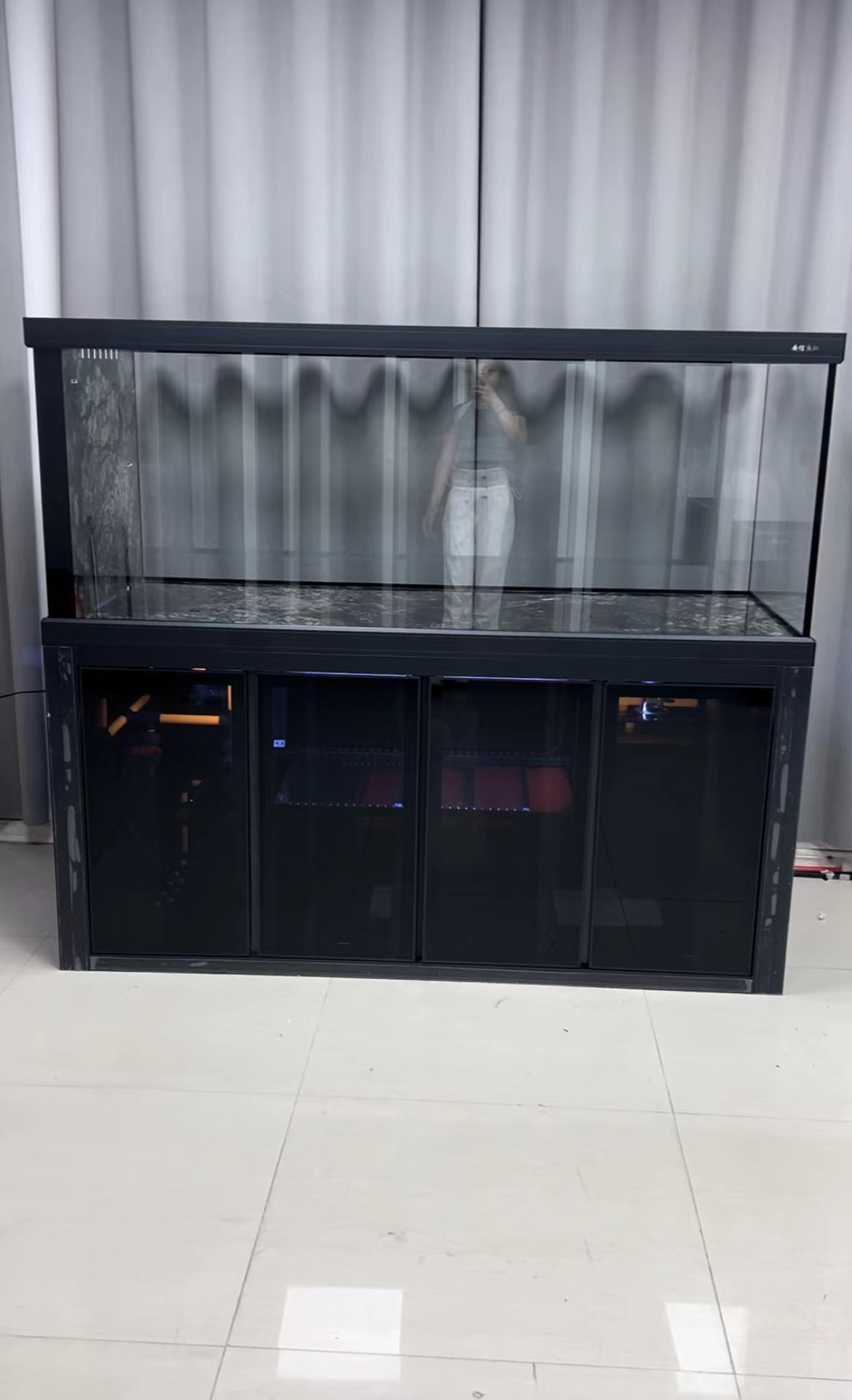 安信鱼缸新款工业风吉罗缸龙鱼缸