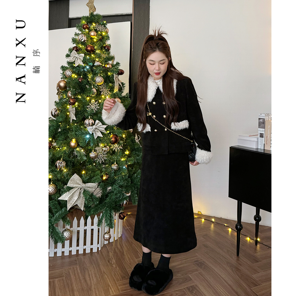 楠序源子大码女装胖mm时尚显瘦气质半裙女YZ20289