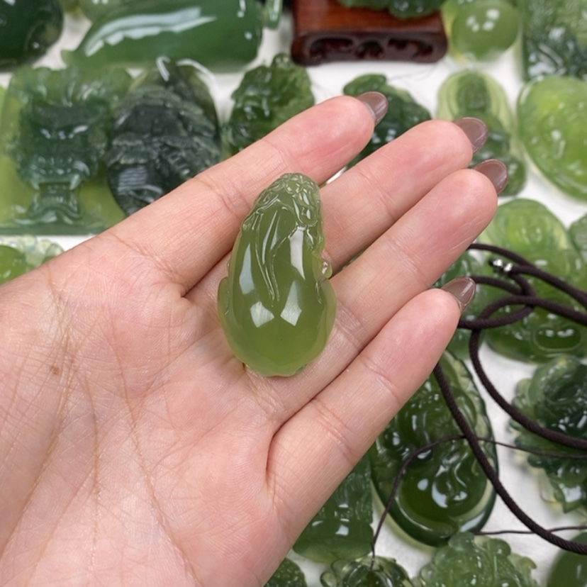 【闪购商品】岫玉挂件未镶嵌T****）